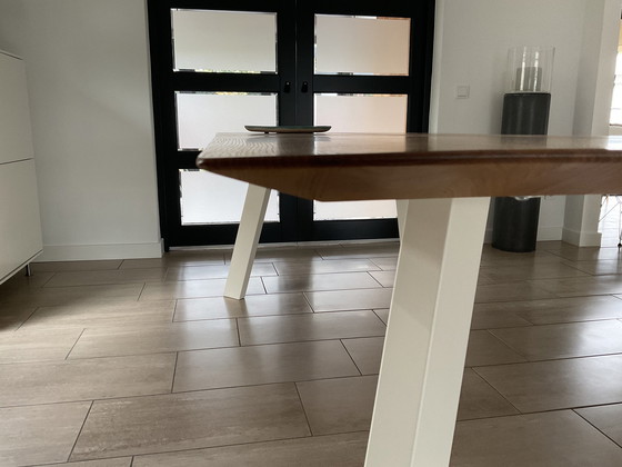 Image 1 of Montel Livorno Light Oak Dining Table