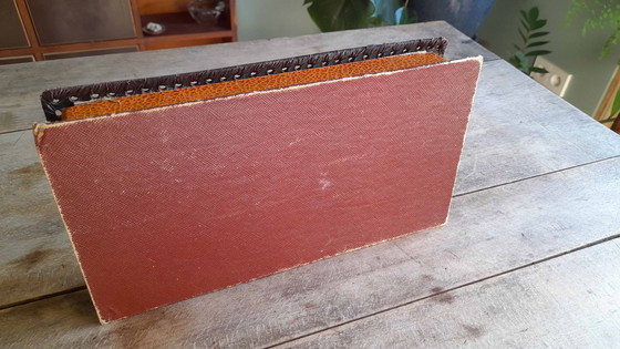 Image 1 of Antique Leather Box, France 1930