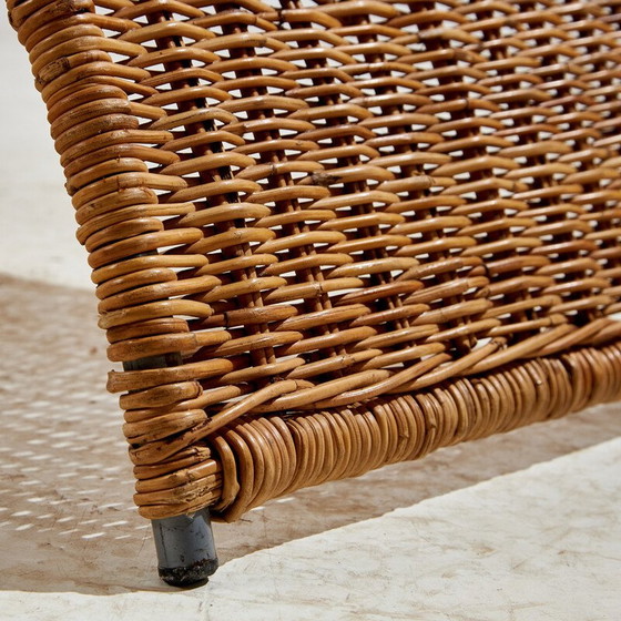 Image 1 of Vintage wicker and metal chair for Ikea, 1990