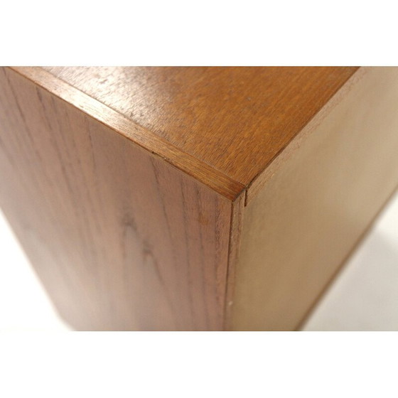 Image 1 of Vintage teak and beech chest of drawers, Sweden 1960