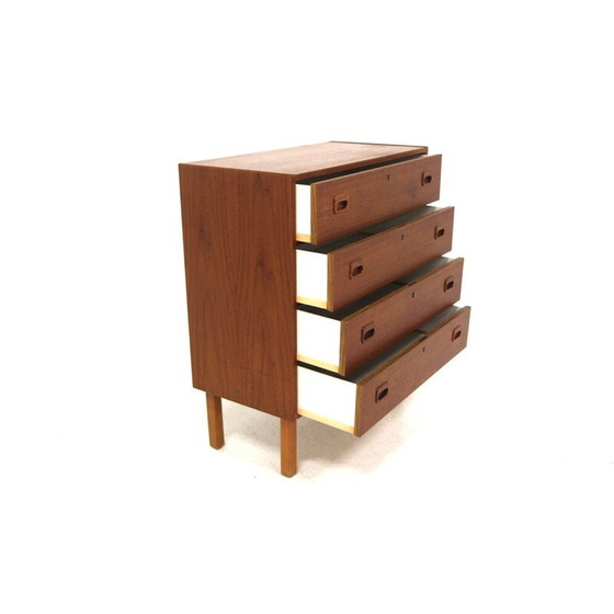 Image 1 of Vintage teak and beech chest of drawers, Sweden 1960