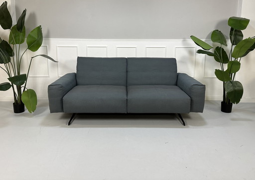 Rolf Benz 50 Fabric Gray Designer Sofa Couch