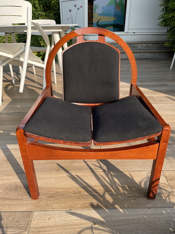 Image 1 of 2x Baumann Argos Armchairs Black seats