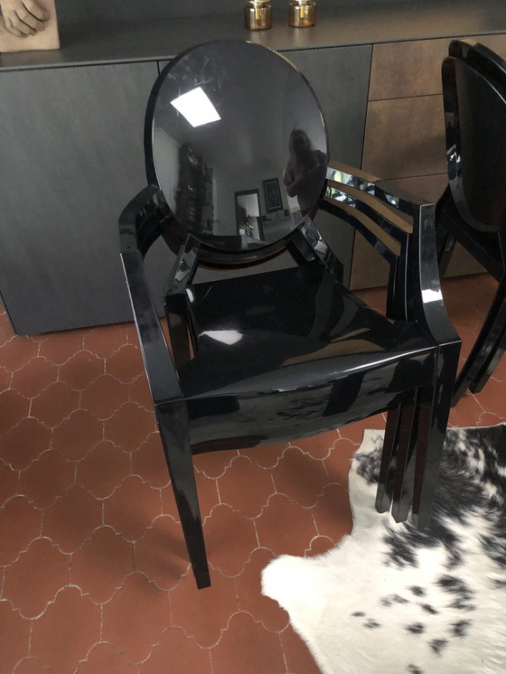 Image 1 of 6x Kartell Louis Ghost chairs original