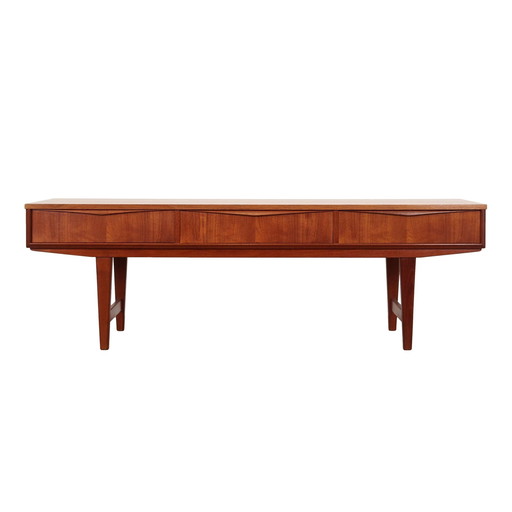 Teak Lowboard, Danish Design, 1970S, Production: Denmark