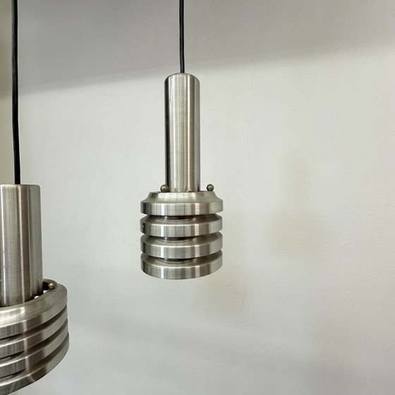 Image 1 of Mid-Century Hanging Lamp Space Age Aluminium , 1970S