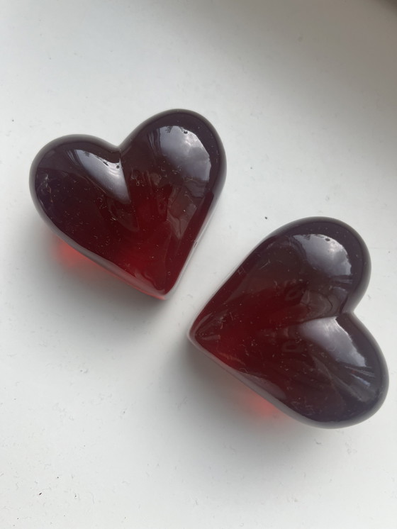 Image 1 of Cadmium hearts Presse papier