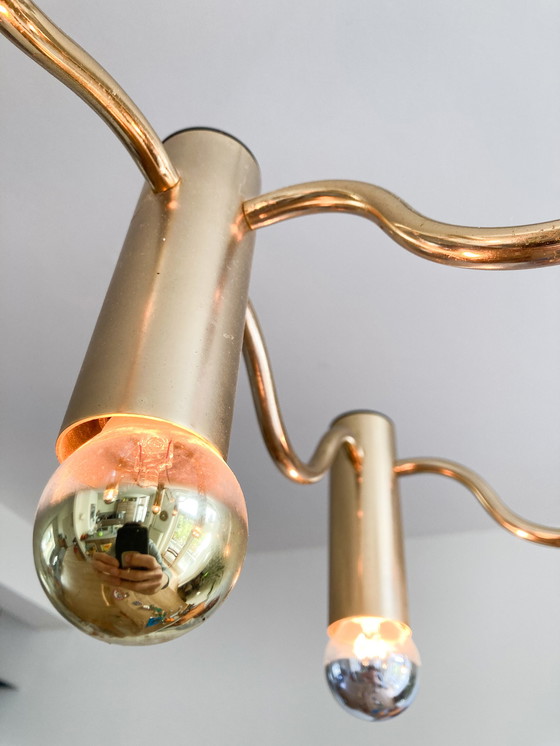 Image 1 of Gaetano Sciolari brass pendant lamp