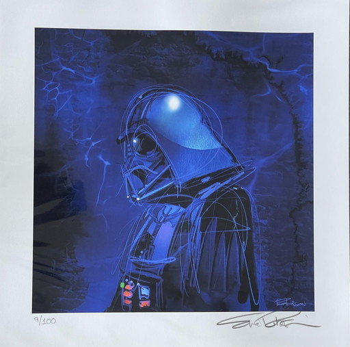 Darth Vader - Hand-Signed And Numbered Fine Art Print W. Coa