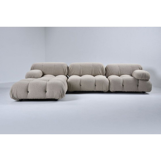 Image 1 of Vintage Camaleonda sofa in curly wool by Mario Bellini for B & B Italia, 1970