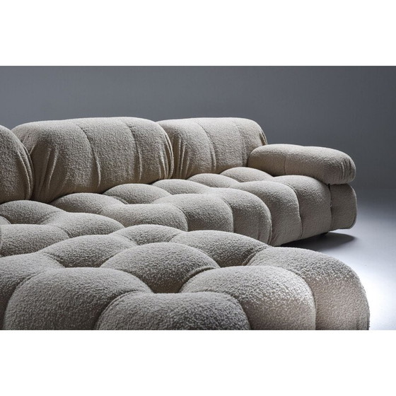 Image 1 of Vintage Camaleonda sofa in curly wool by Mario Bellini for B & B Italia, 1970