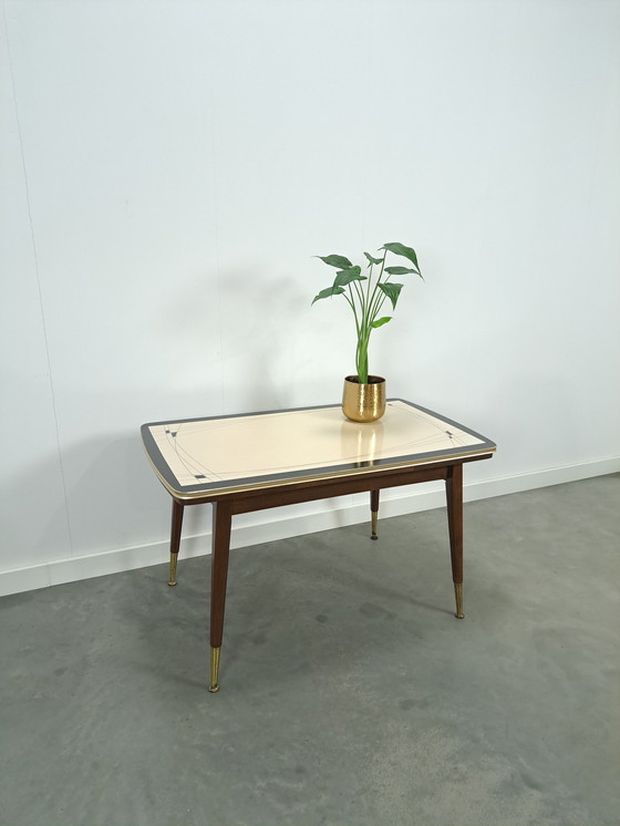 Image 1 of Height Adjustable And Extendable Table With Formica Top