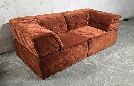 Image 1 of Canapé 2 Places Vintage Modulable Par Hans Hopfer Pour Roche Bobois,1972