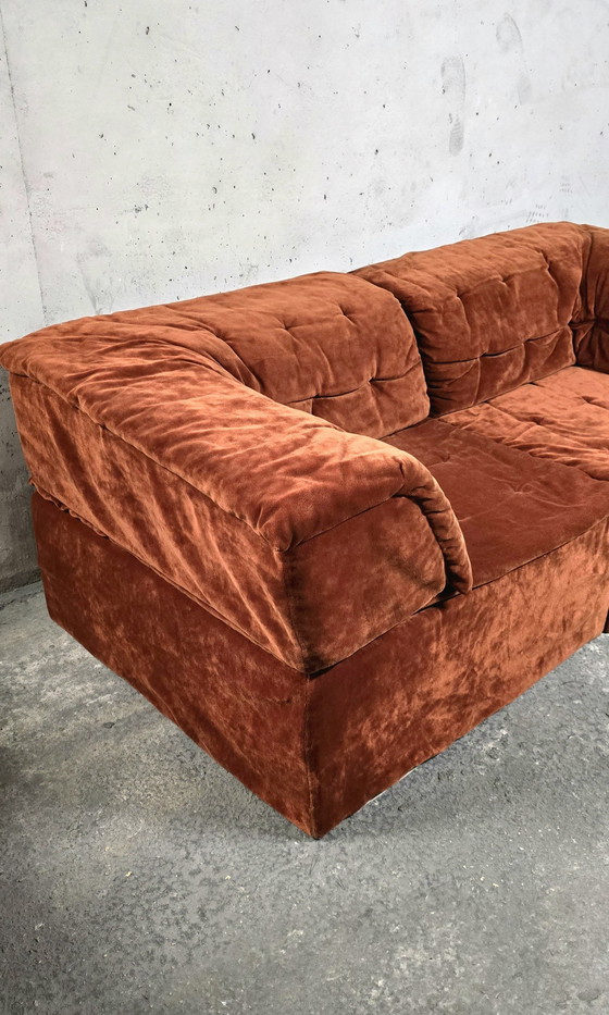 Image 1 of Canapé 2 Places Vintage Modulable Par Hans Hopfer Pour Roche Bobois,1972
