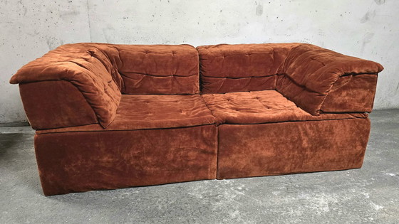 Image 1 of Canapé 2 Places Vintage Modulable Par Hans Hopfer Pour Roche Bobois,1972