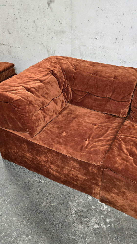 Image 1 of Canapé 2 Places Vintage Modulable Par Hans Hopfer Pour Roche Bobois,1972