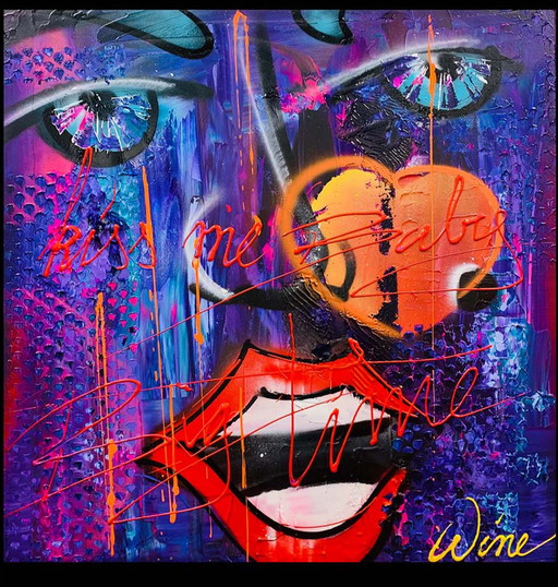 Geoffrey Wijn - Kiss me baby Big Time - in PURPLE