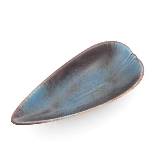 Image 1 of Scandinavian ceramic leaf-shaped bowl model Arq, 1950