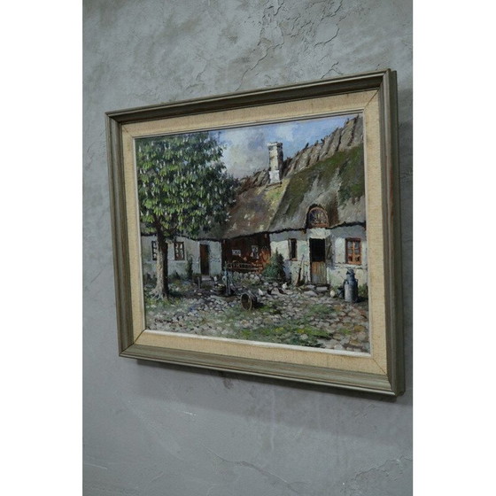 Image 1 of Dipinto vintage a olio su tela di Carl Månsson, 1930