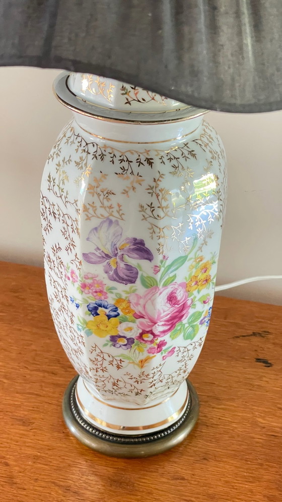 Image 1 of Lampe Edition D'Art Porcelaine De Limoges France