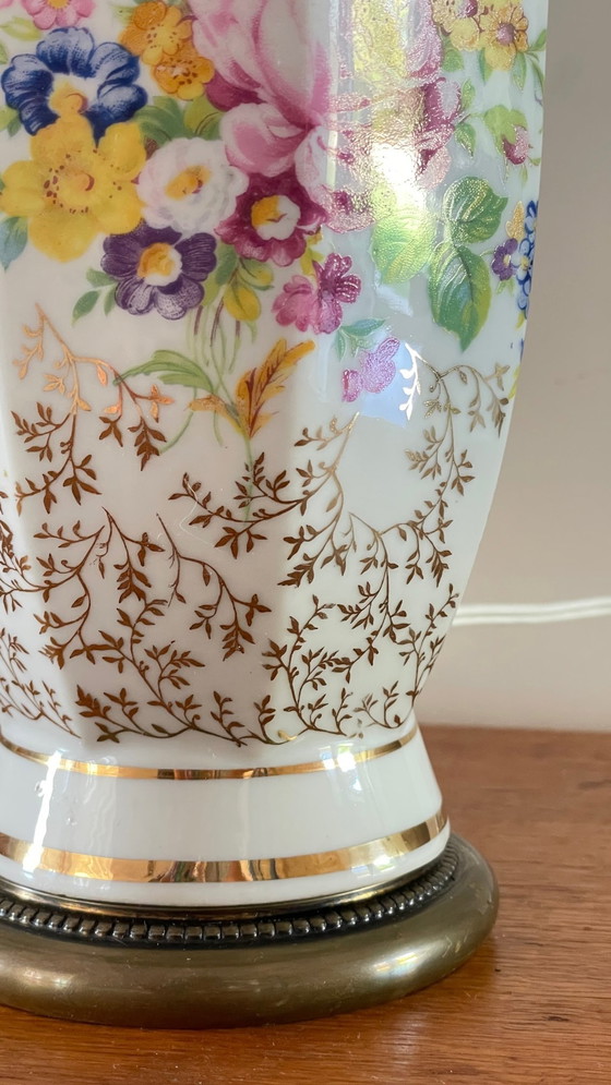 Image 1 of Lampe Edition D'Art Porcelaine De Limoges France