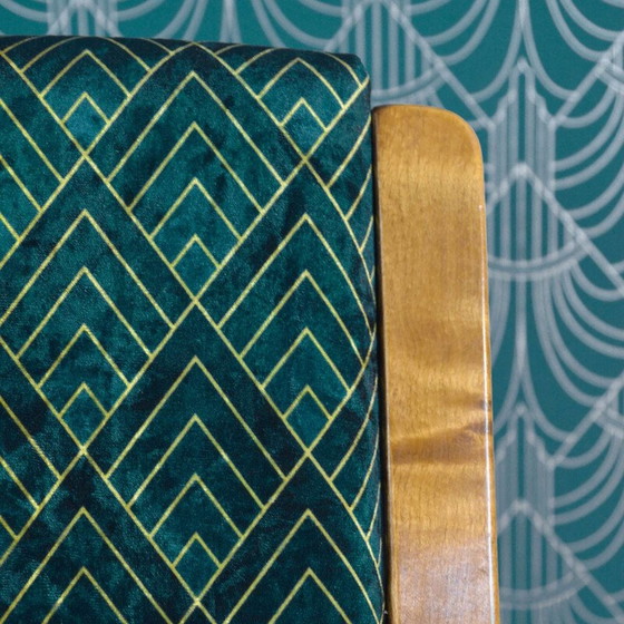 Image 1 of Sedia vintage in faggio per Wk Möbel, Germania anni '50