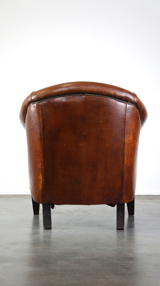 Image 1 of Sheep leather club chair