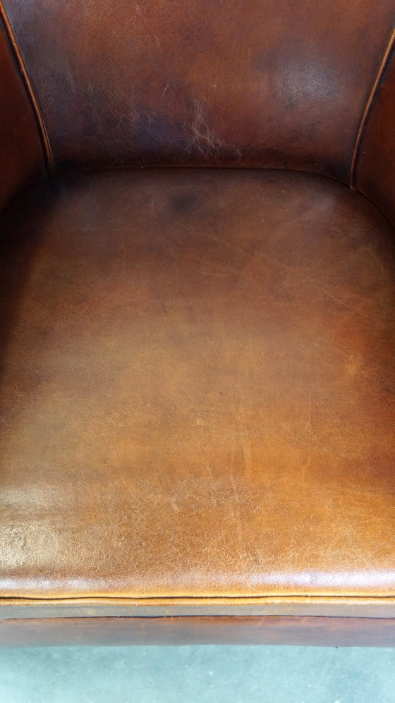 Image 1 of Sheep leather club chair