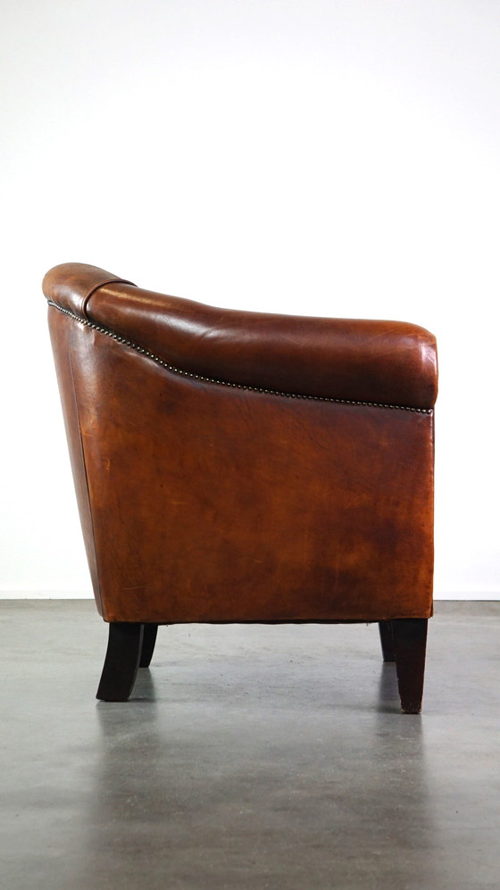 Image 1 of Sheep leather club chair