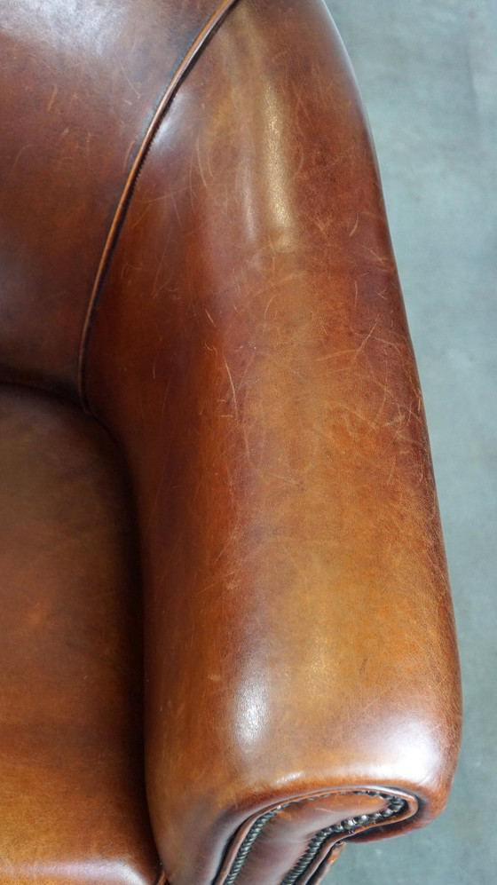 Image 1 of Sheep leather club chair