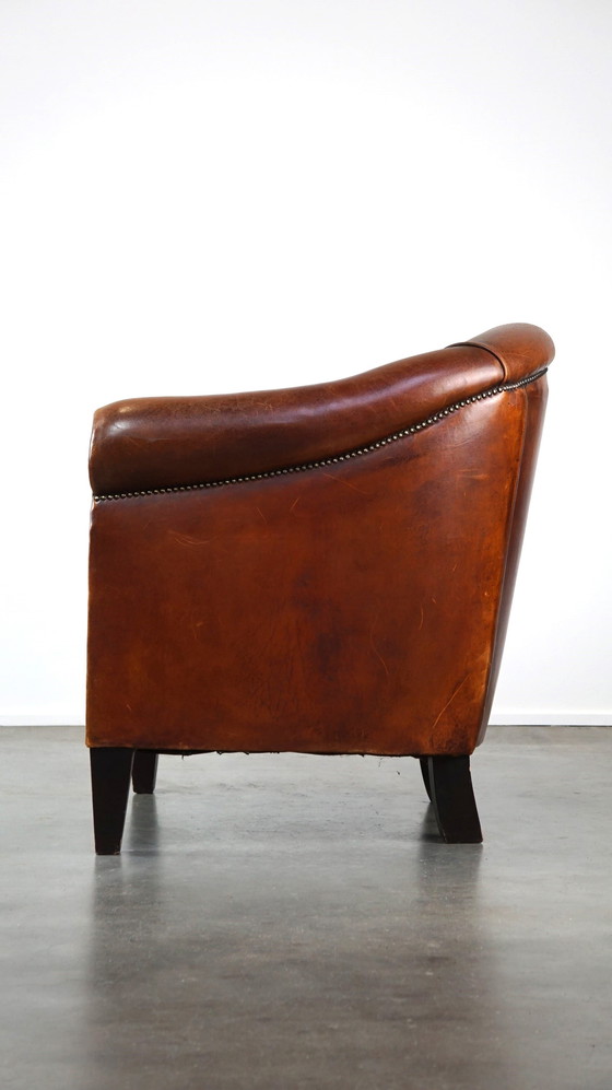 Image 1 of Sheep leather club chair