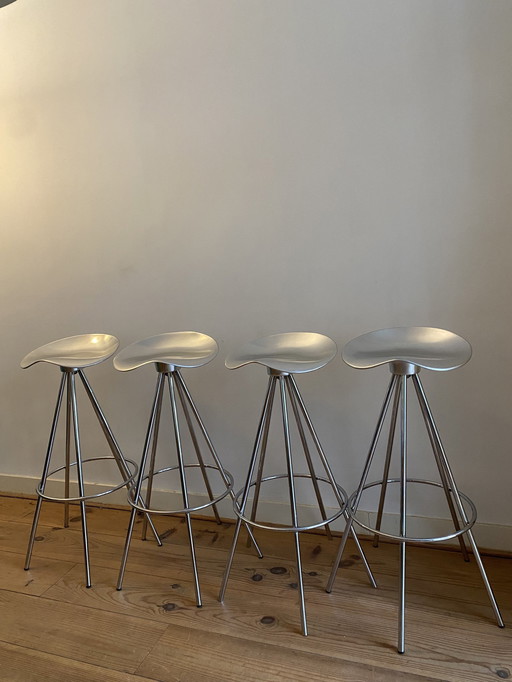 4X Pepe Cortes Jamaica Stool Silver Barstool