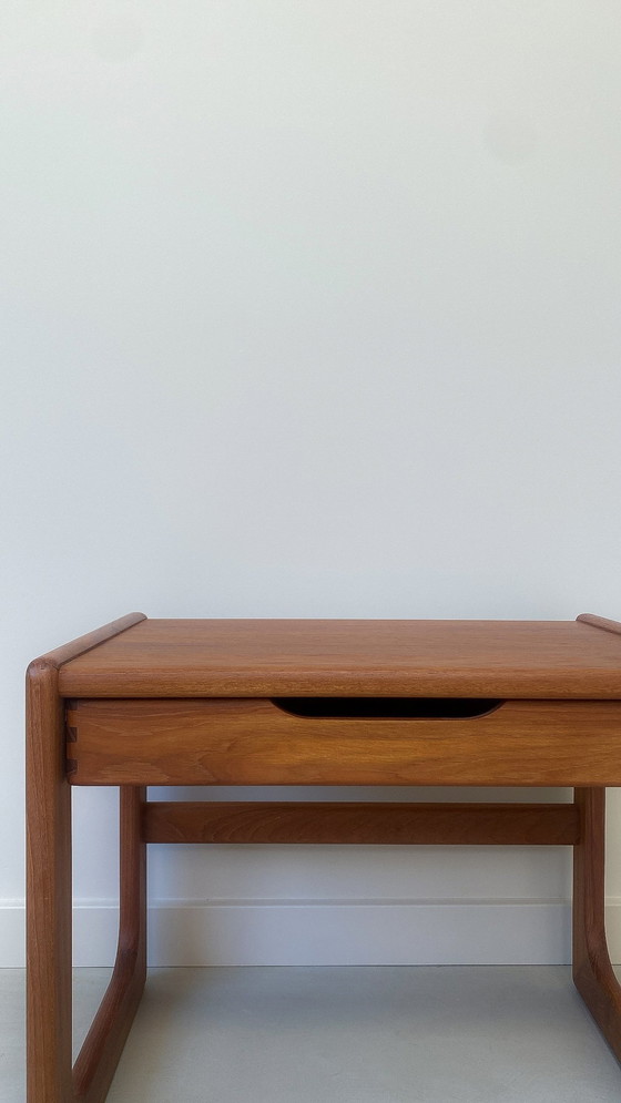 Image 1 of Vintage Teak Wooden Side Table / Cabinet / Bedside Table