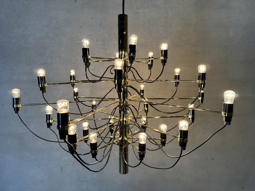 Gino Sarfatti Flos Chandelier 2097/30 - Gold