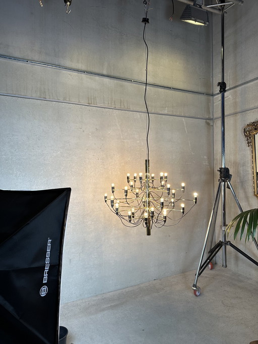 Gino Sarfatti Flos Chandelier 2097/30 - Gold