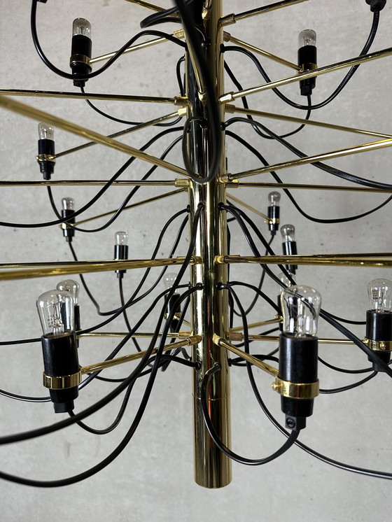 Image 1 of Gino Sarfatti Flos Chandelier 2097/30 - Gold