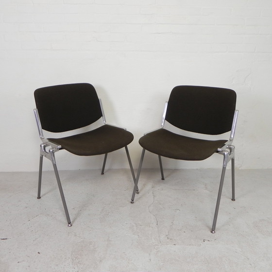 Image 1 of Set of 2 Castelli DSC Axis 106 Chairs By Giancarlo Piretti, 1970s