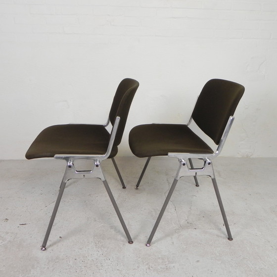 Image 1 of Set of 2 Castelli DSC Axis 106 Chairs By Giancarlo Piretti, 1970s