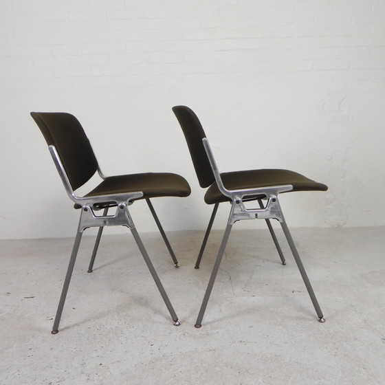 Image 1 of Set of 2 Castelli DSC Axis 106 Chairs By Giancarlo Piretti, 1970s
