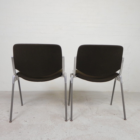 Image 1 of Set of 2 Castelli DSC Axis 106 Chairs By Giancarlo Piretti, 1970s