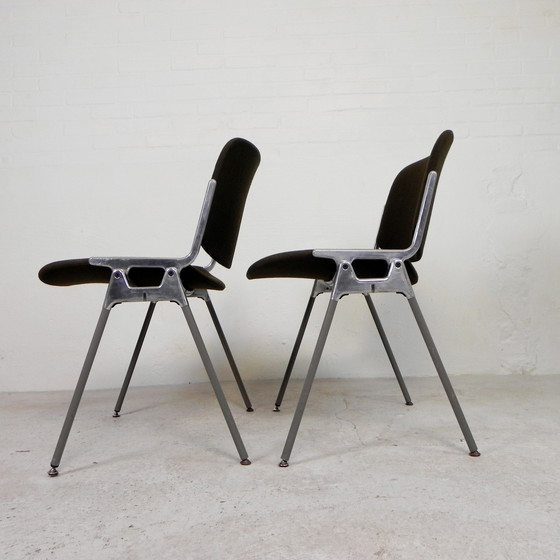 Image 1 of Set of 2 Castelli DSC Axis 106 Chairs By Giancarlo Piretti, 1970s