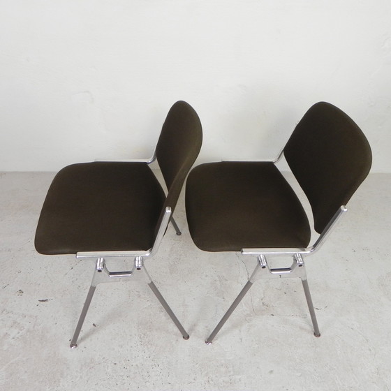 Image 1 of Set of 2 Castelli DSC Axis 106 Chairs By Giancarlo Piretti, 1970s