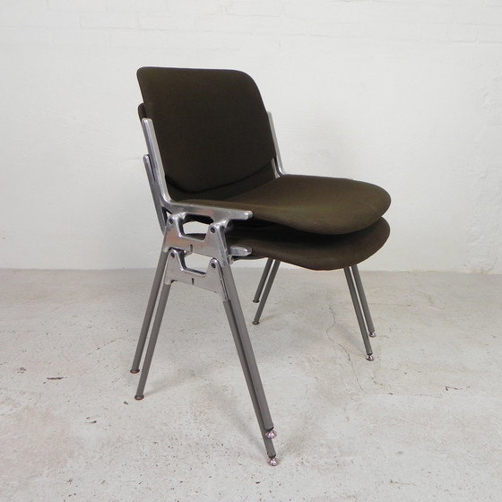 Image 1 of Set of 2 Castelli DSC Axis 106 Chairs By Giancarlo Piretti, 1970s