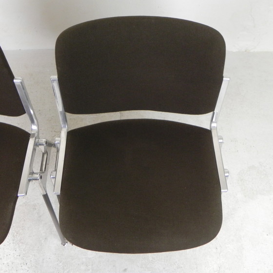 Image 1 of Set of 2 Castelli DSC Axis 106 Chairs By Giancarlo Piretti, 1970s
