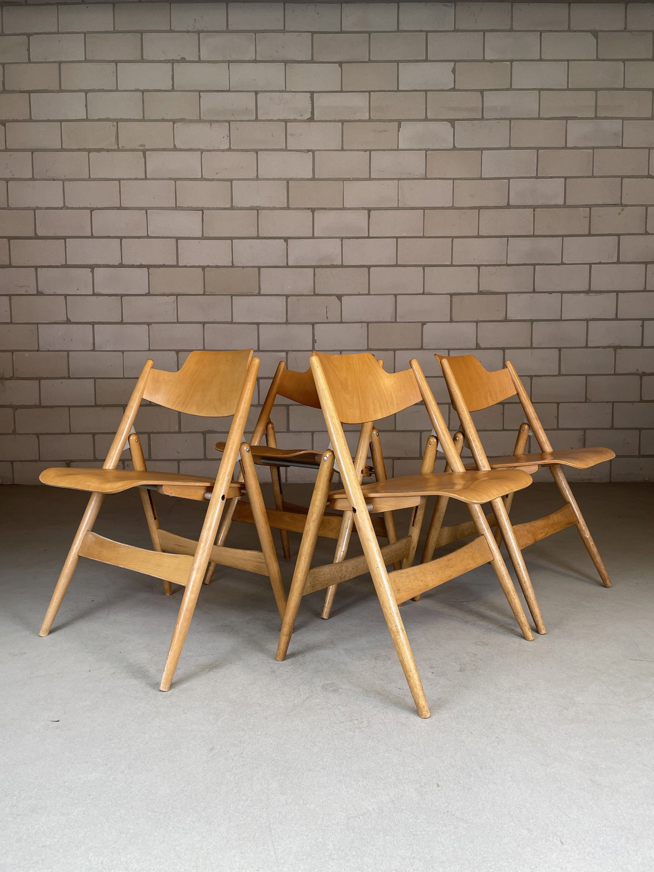 Silla plegable Egon Eiermann SE18 para Wilde + Spieth