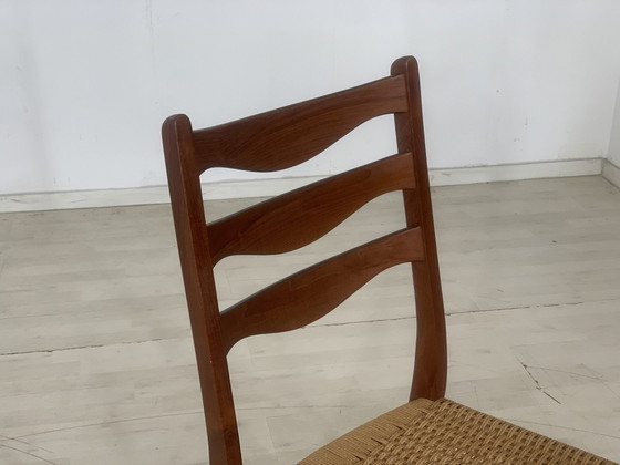 Image 1 of Danish teak chaises o. møller chaise de salle à manger chaise de bureau vintage