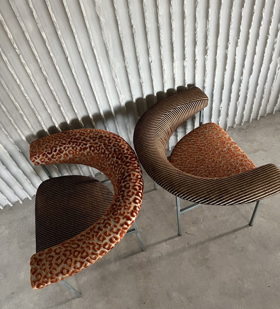 Image 1 of 2x Meander Gamma chairs by Rudolf Wolf