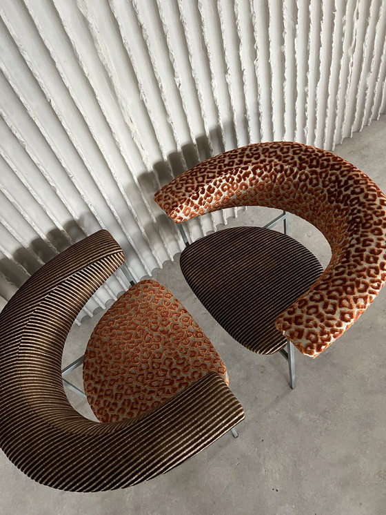 Image 1 of 2x Meander Gamma chairs by Rudolf Wolf