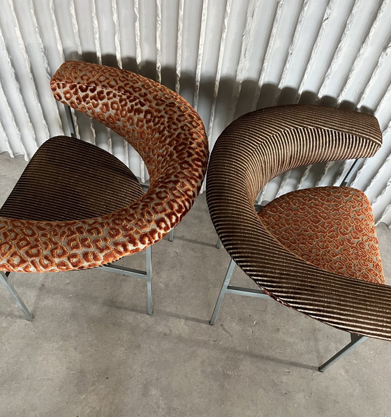 Image 1 of 2x Meander Gamma chairs by Rudolf Wolf