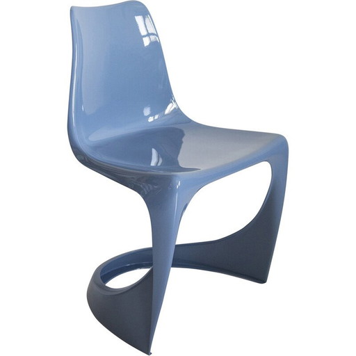 Mid century blue Cado chair by Steen Østergaard, Europe 1960s